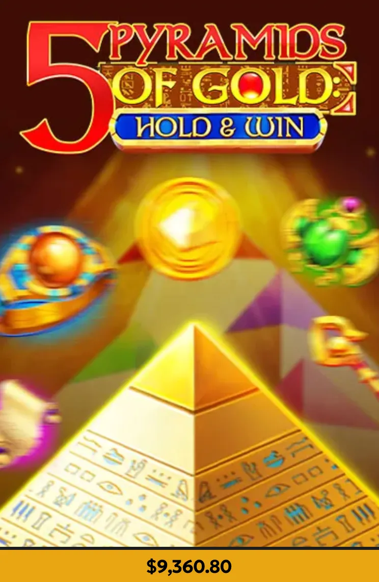 5 Pyramids of Gold Hold and Win